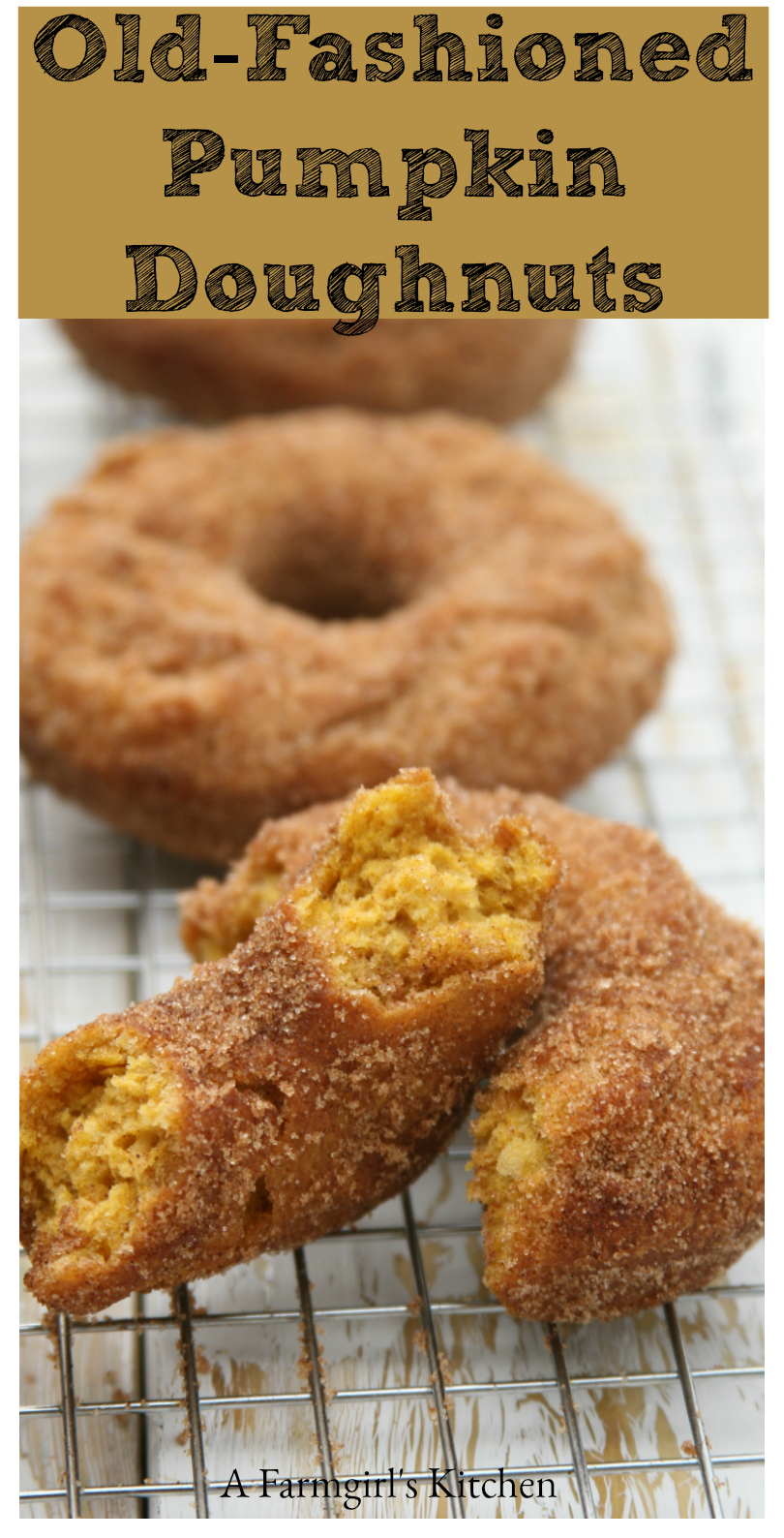 Old-fashioned Pumpkin Doughnuts
