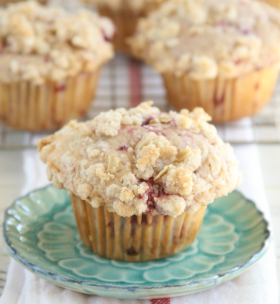 Homemade Raspberry Muffins | A Farmgirl's Kitchen