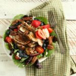 Blueberry Strawberry Garden salad