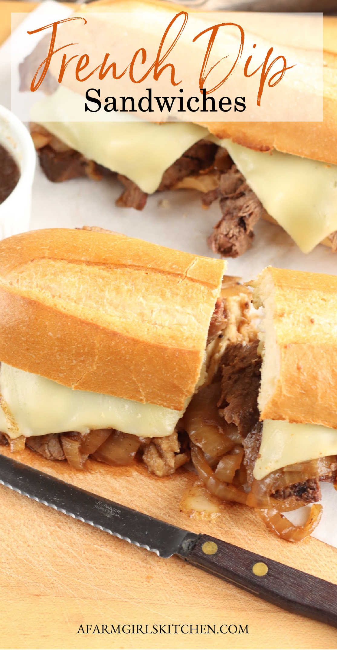 Best French Dip Recipe (French Dip Sandwiches) A Farmgirl's Kitchen