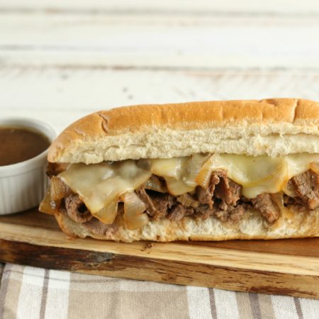 French Dip sandwich with au ju