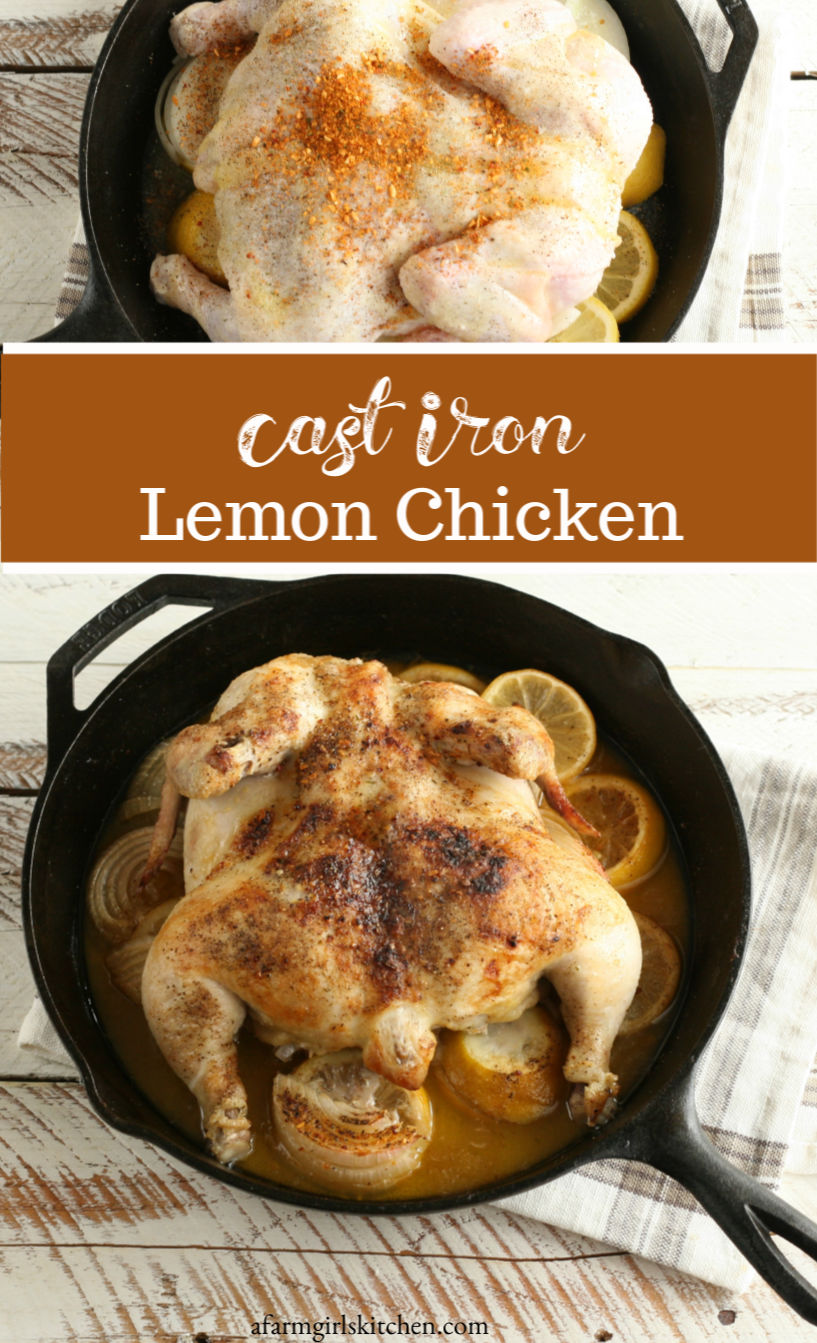Cast Iron Skillet Lemon Chicken A Farmgirl's Kitchen®