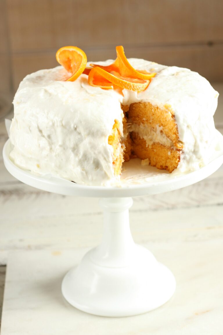 Orange Dreamsicle Cake Recipe - A Farmgirl's Kitchen®