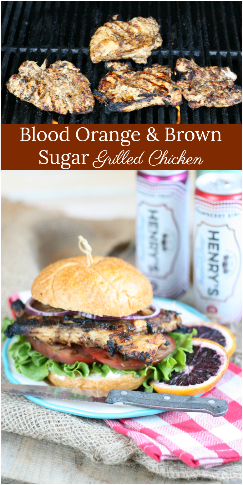 Get grilling this summer with this delicious Blood Orange and Brown Sugar Grilled Chicken! #recipes #grilling #bloodorange #foodblogger #afarmgirlskitchen #grilledchicken
