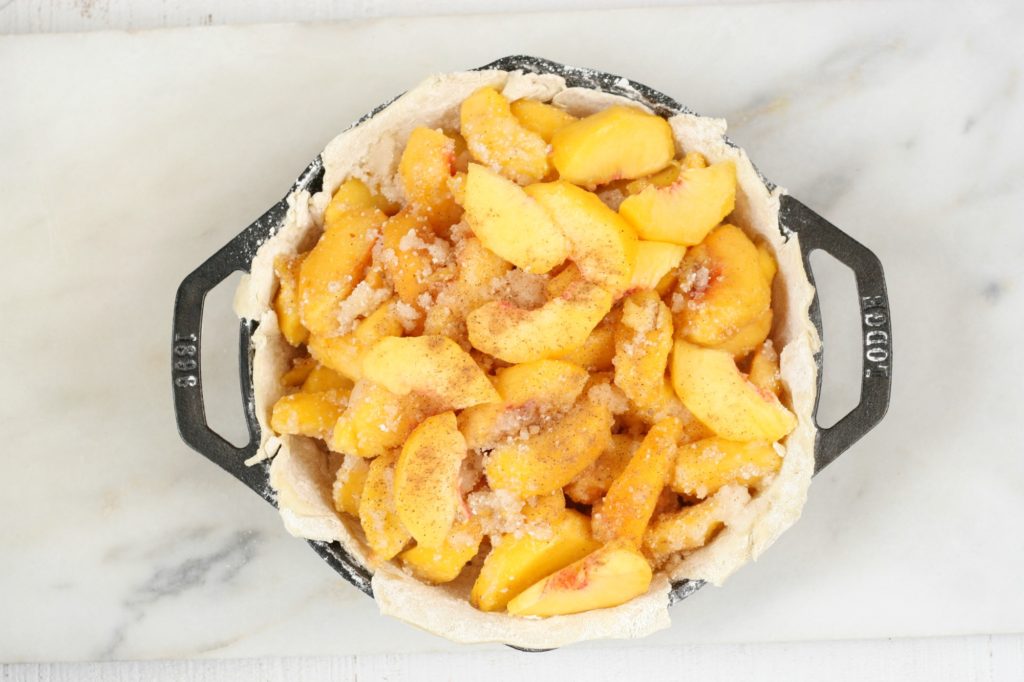 Easy Cast Iron Peach Pie Recipe