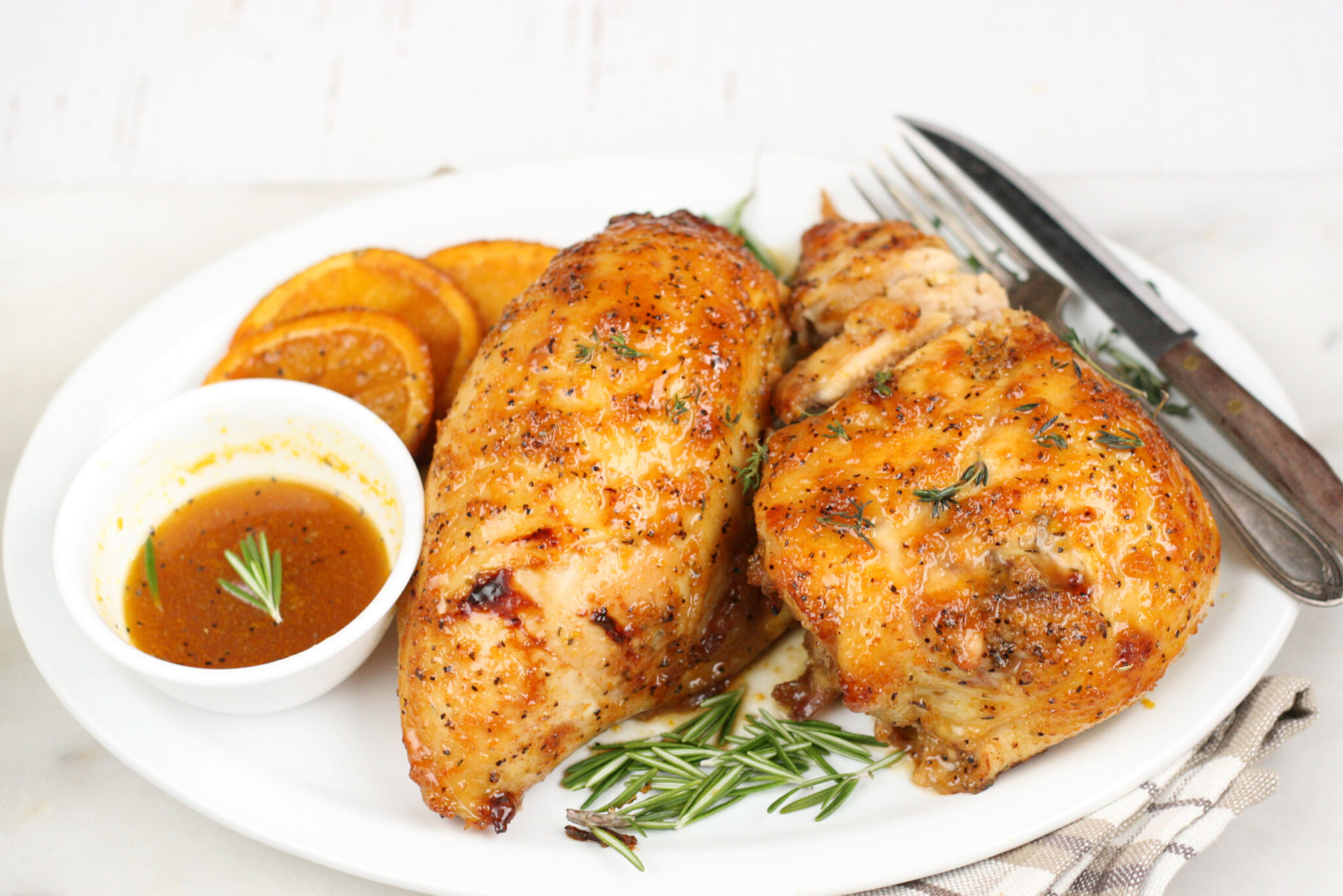 Easy Honey Orange Glazed Chicken Recipe A Farmgirls Kitchen 