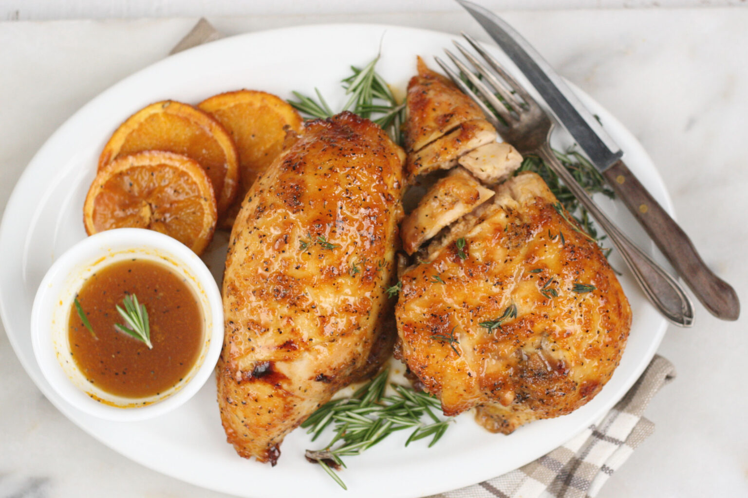 Easy Honey Orange Glazed Chicken Recipe A Farmgirls Kitchen 