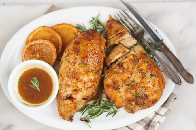 Easy Honey Orange Glazed Chicken Recipe | A Farmgirl's Kitchen