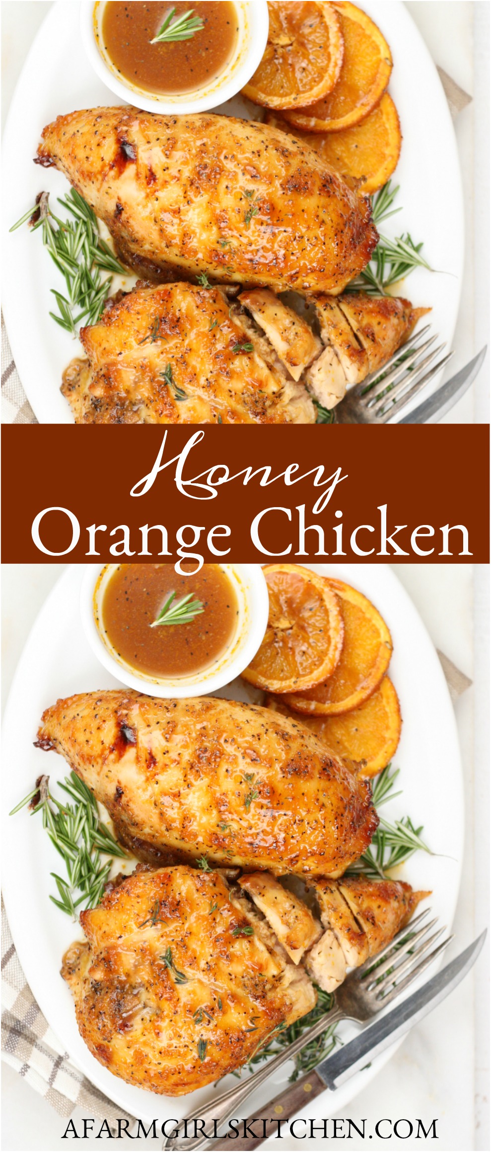 Easy Honey Orange Glazed Chicken Recipe A Farmgirls Kitchen 