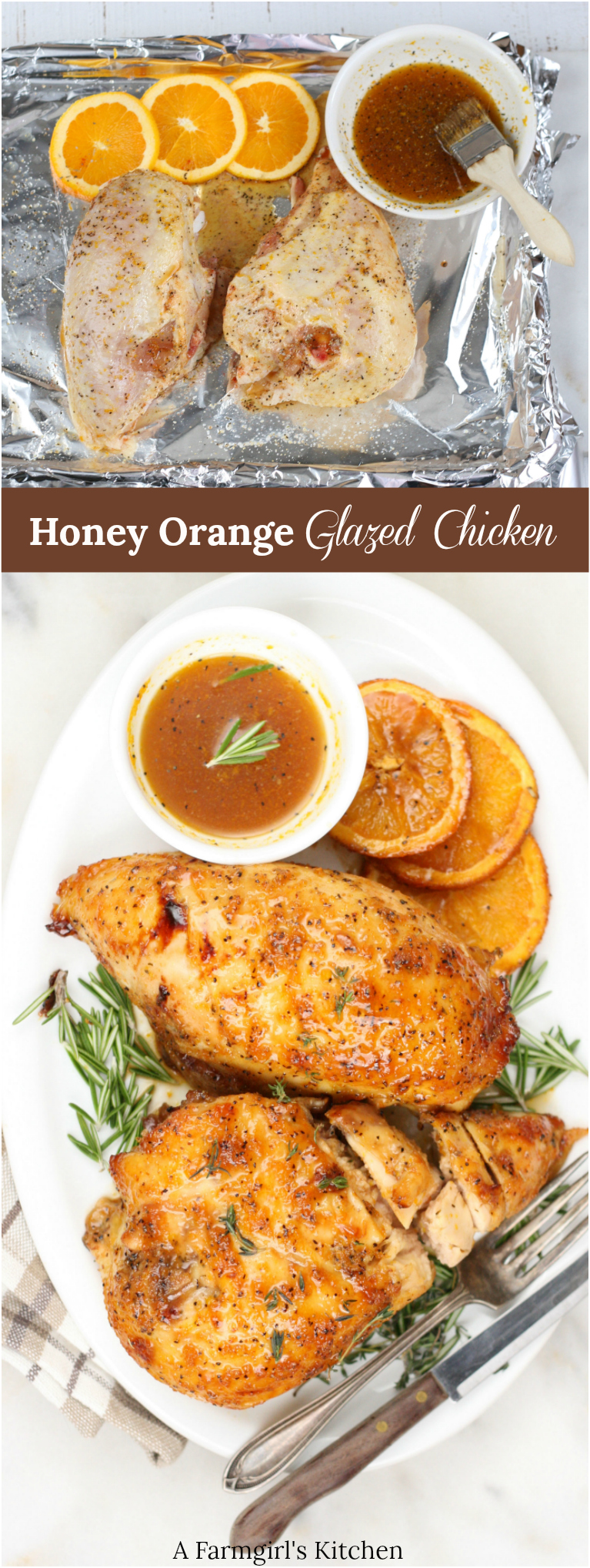 Honey Orange Glazed Chicken