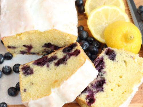 Lemon Blueberry Bread (Quick bread recipe) | A Farmgirl's Kitchen
