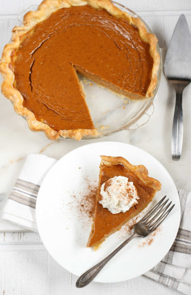 Pumpkin Pie Recipe (Homemade Pie Crust) | A Farmgirl's Kitchen