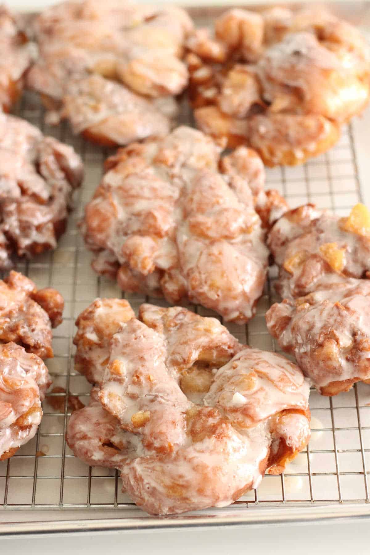 Homemade Apple Fritters - A Farmgirl's Kitchen