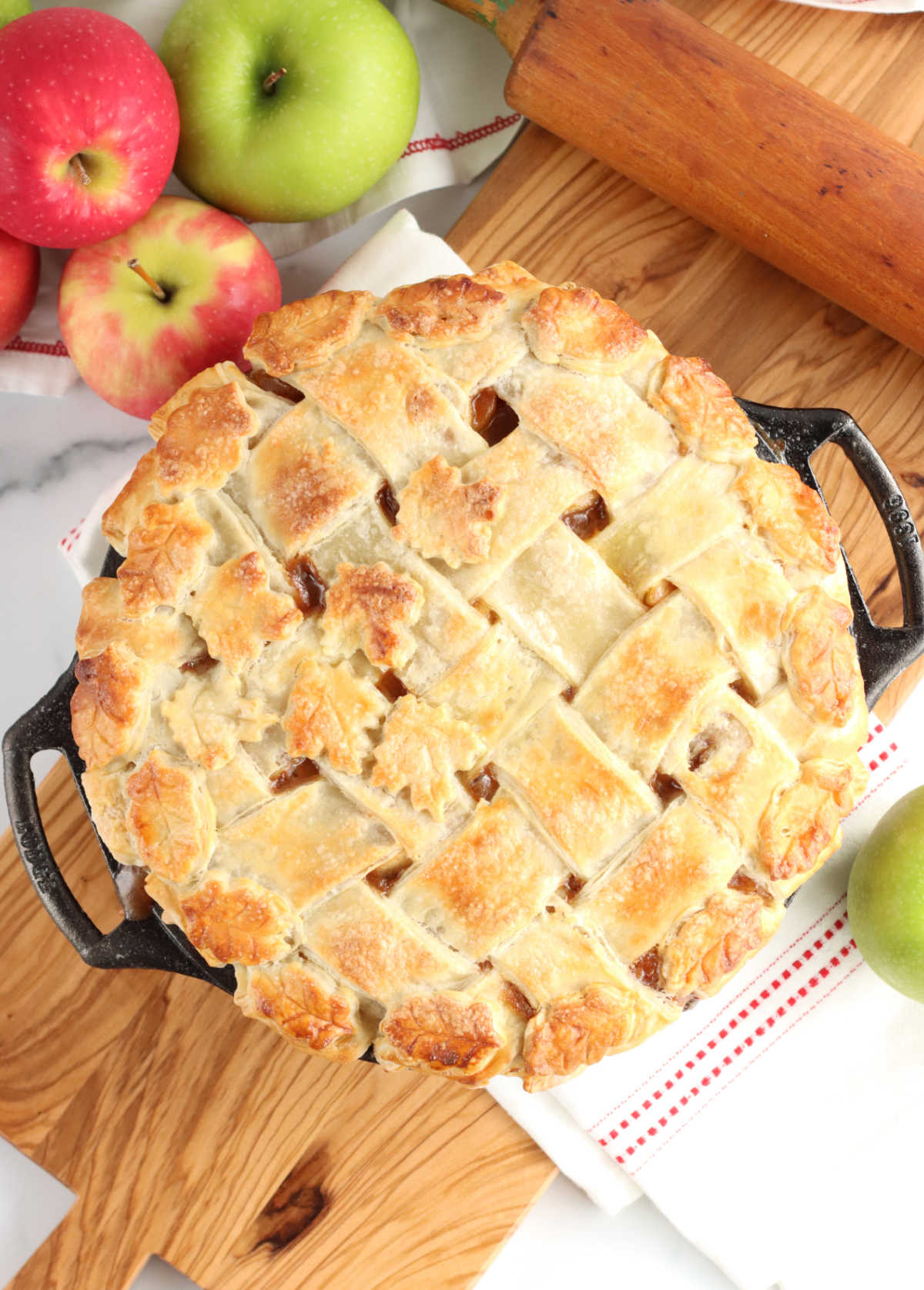 Homemade Caramel Apple Pie Recipe A Farmgirl's Kitchen