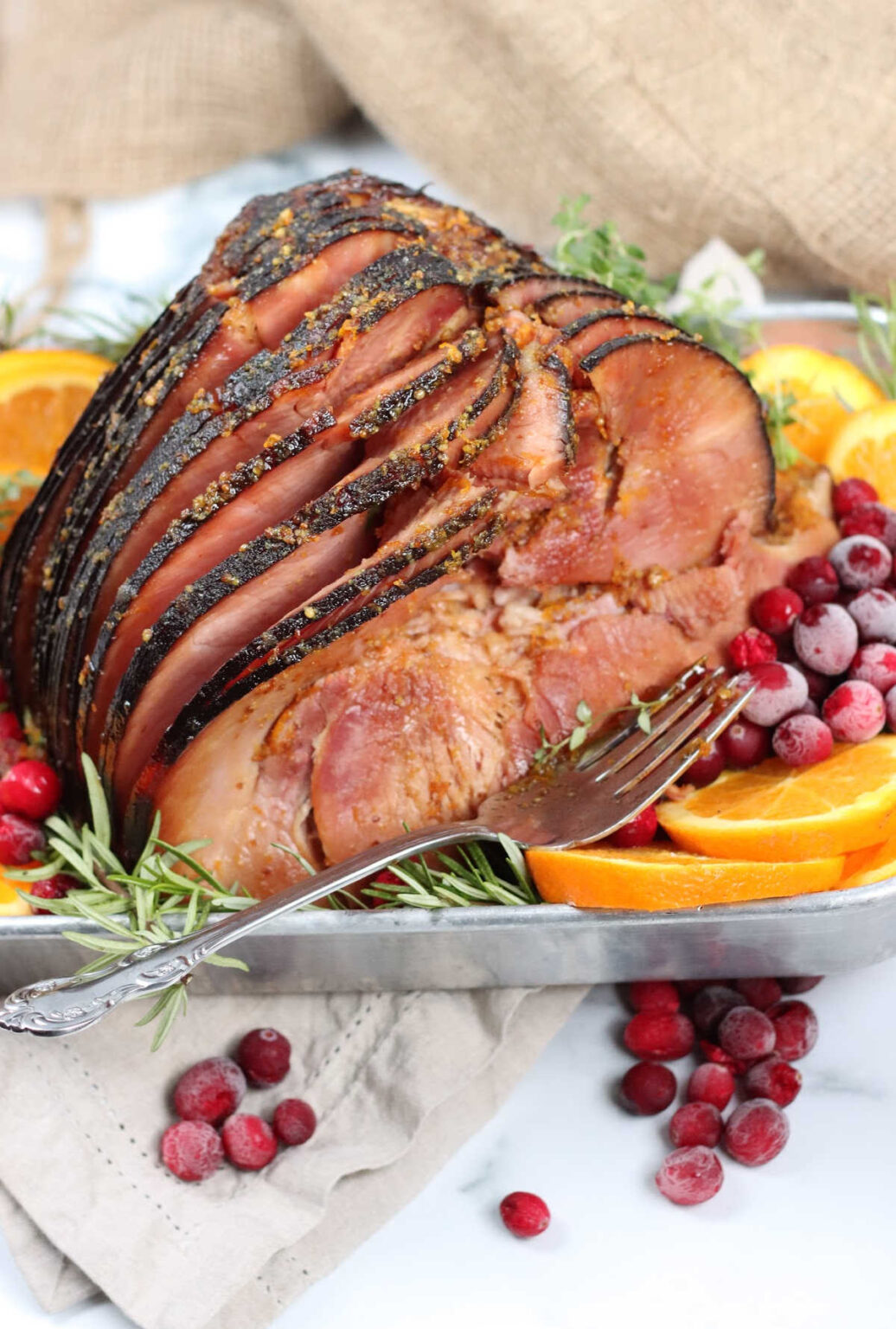 Maple Glazed Ham (Easy Ham Glaze Recipe) | A Farmgirl's Kitchen