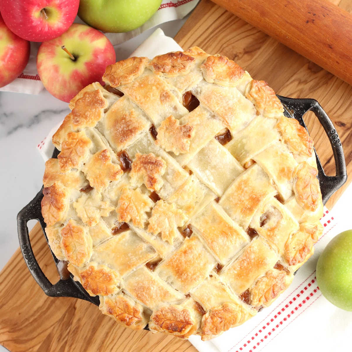 Homemade Caramel Apple Pie Recipe A Farmgirl's Kitchen
