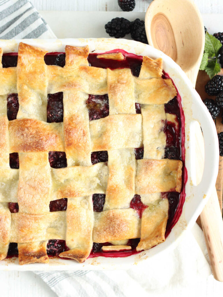 Blackberry Cobbler Recipe (Pie Crust) A Farmgirl's Kitchen