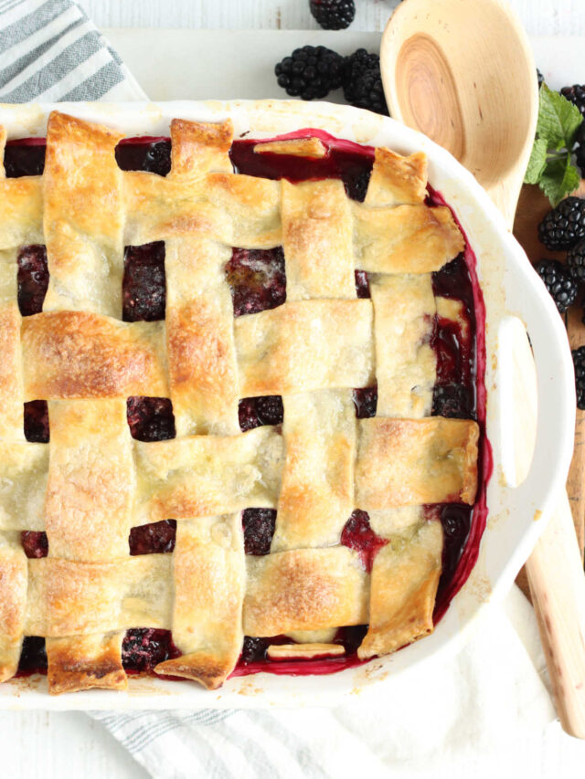 Blackberry Cobbler A Farmgirl's Kitchen®