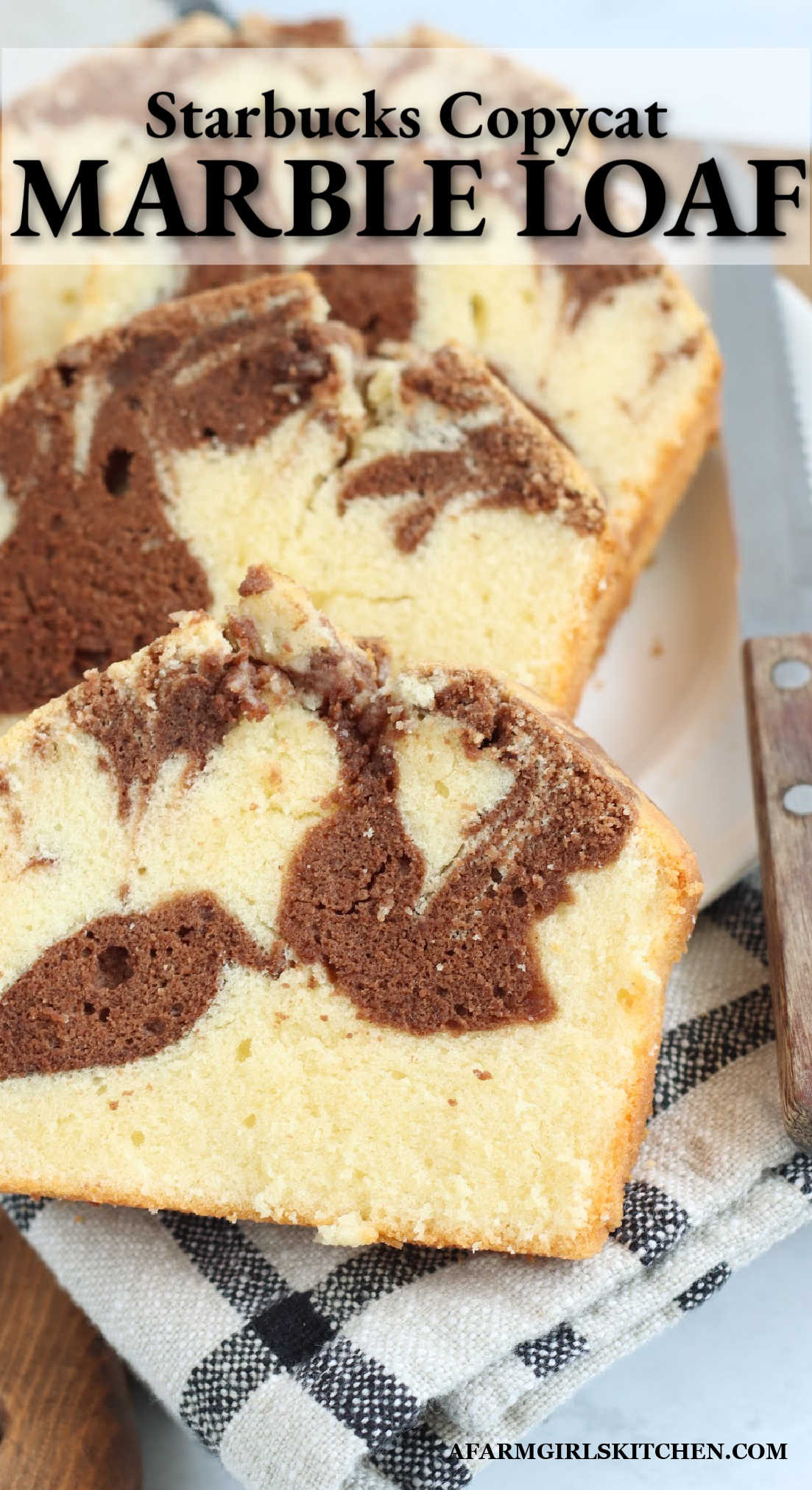 Marble Loaf Cake (Starbucks Copycat) A Farmgirl's Kitchen