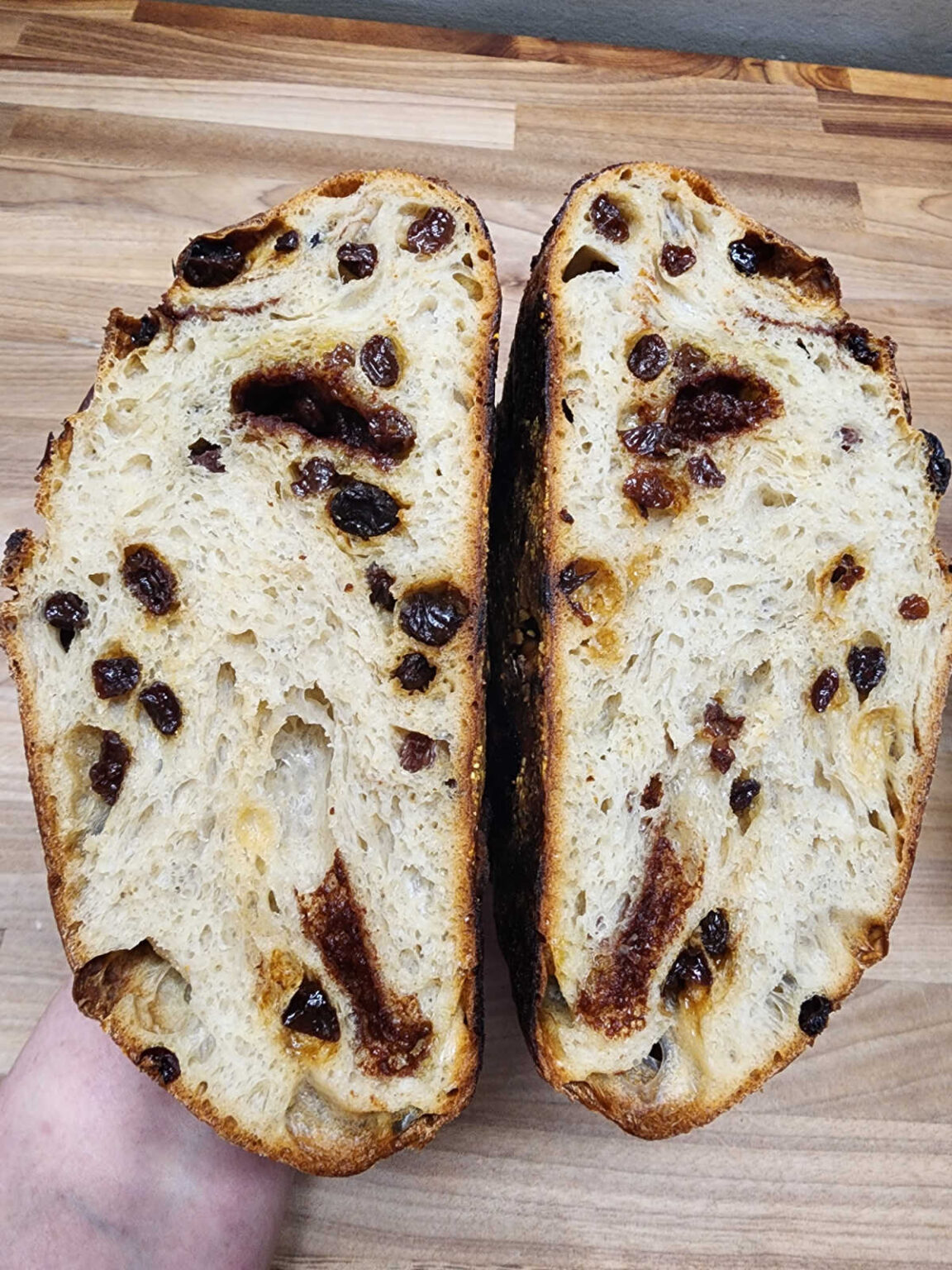 Cinnamon Raisin Sourdough Bread A Farmgirl S Kitchen