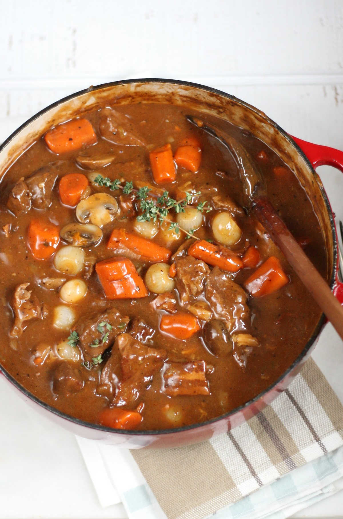 Classic Beef Bourguignon | A Farmgirl's Kitchen