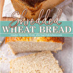 Loaves of bread on cutting board, one partially sliced.