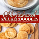 Snickerdoodles on white parchment.